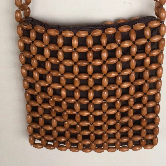 Wood Bead Bag - Picture 3 of 5